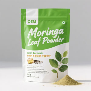 <span class=keywords><strong>Polvo</strong></span> de <span class=keywords><strong>Moringa</strong></span> y Cúrcuma Orgánico OEM con Pimienta Negra, 3000 mg de <span class=keywords><strong>Moringa</strong></span> por Porción, 60 Porciones, 300 g - Product Image 4