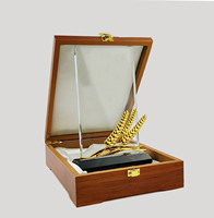 Récompenses en cristal poli gravées au laser personnalisées et prestigieuses, style animalier d'art populaire, pour souvenirs ou cadeaux - Origine Chine