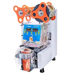 Máquina selladora de leche de soja comercial inteligente y totalmente automática 110/220V, adecuada para equipos en tiendas de té - Product Image 1