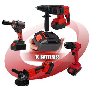 ชุดเครื่องมือไร้สายลิเธียมไอออน 4 in 1 รุ่น 4.0A แบตเตอรี่ 15 ชิ้น 20V 18V - Product Image 6