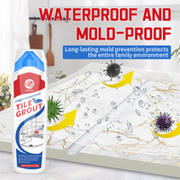 Mastic-colle monocomposant imperméable anti-moisissure pour joints de carrelage, réparation rapide des sols et murs de salle de bain et cuisine, scellant pour joints