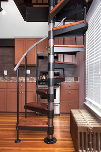 Diseño moderno Metal fundido Nuevo diseño Estructura de acero inoxidable Vidrio usado de <span class=keywords><strong>segunda</strong></span> <span class=keywords><strong>mano</strong></span> para la venta <span class=keywords><strong>Escalera</strong></span> de caracol - Product Image 6