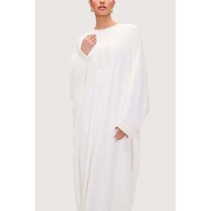<span class=keywords><strong>Lina</strong></span> abito Abaya impreziosito bianco - Product Image 3