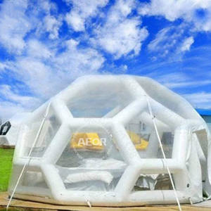 Dôme de football gonflable économique, tente à bulles en PVC, <span class=keywords><strong>serre</strong></span> transparente pour <span class=keywords><strong>le</strong></span> <span class=keywords><strong>camping</strong></span> avec pompe à air pour les stations balnéaires - Product Image 1