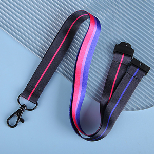 ロゴカスタムポリエステルストラップ付きBSBH高品質ブラックネックストラップ - Product Image 2