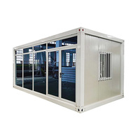 Maison-conteneur en métal moderne, écologique, peu profonde, résistante aux ouragans, insonorisée, isolée, imperméable, portable et démontable, pour hôtel