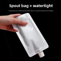 Pochettes personnalisées en aluminium avec bec verseur, étanches à l'humidité et écologiques, pour l'emballage de café, thé, bière et autres liquides