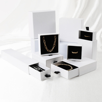 Boîte en papier rose de luxe de qualité supérieure au design gratuit pour bijoux Emballage étanche haut de gamme personnalisé pour colliers bagues boucles d'oreilles
