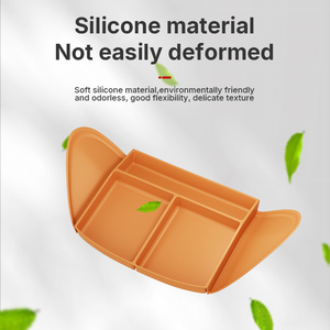Boîte de rangement avant en silicone sur mesure pour Xiaomi YU7, orange, organisateur de coffre avant multi-compartiments - Product Image 5
