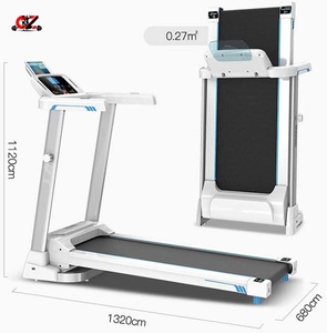Cinta de correr mecánica portátil plegable multifunción minimalista para el hogar, superventas, para fitness y gimnasio en interiores, con piezas de repuesto. - Product Image 1