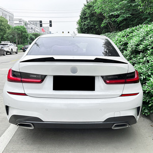 Bmw Rear Spoiler Blade Style Piano <b>Black</b> Carbon Fiber Texture For 3 Series G20 320i 325i 2019+ Trunk <b>Wing</b> - Product Image 2