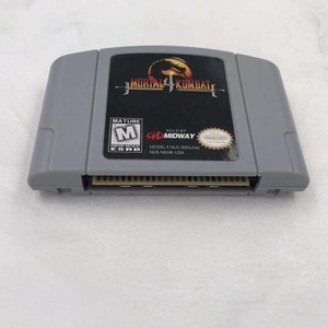 <span class=keywords><strong>Mortal</strong></span> <span class=keywords><strong>Kombat</strong></span> <span class=keywords><strong>4</strong></span>เวอร์ชั่น US NTSC รูปแบบ N64เกมการ์ด N64ตลับเกม