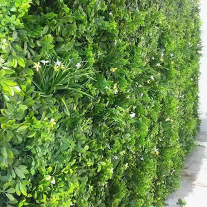 Trang Trí Nhân Tạo Hàng Rào Hàng Rào Cảnh Quan Nhân Tạo Nhà Máy Tường Dọc Màu Xanh Lá Cây Tường - Product Image 4