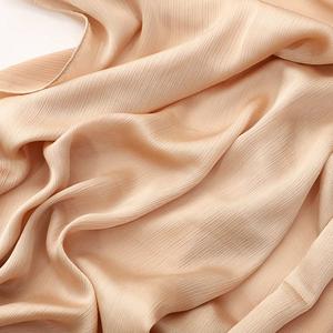 Pañuelo Hiyab Premium de Satén Arrugado en Oferta Chal de Gasa Liso Hiyabs Musulmanes para Mujer Turbante Islámico Transpirable Pañuelo Plisado para Ramadán - Product Image 4