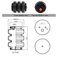 3E2400 2400lbs sacs gonflables universels Kit de Suspension pneumatique amortisseurs de voiture sac pneumatique amortisseur
