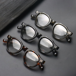 Acetate kính quang học khung cổ điển đầy đủ <span class=keywords><strong>rim</strong></span> Eyewear cho nam giới phụ nữ kính bán buôn với biểu tượng tùy chỉnh OEM ODM - Product Image 2