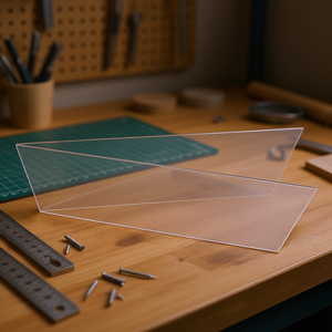 Feuille de polycarbonate transparente haute résistance 12x24 pouces, lot de 3, pour applications de bricolage et de modification de PC - Product Image 2