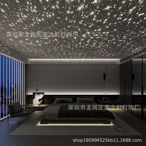 Starry Sky Ceiling Light Led Fiber Optic Suspended Ceiling For Home Guesthouse Clubhouse Billiard Room - Product Image 2