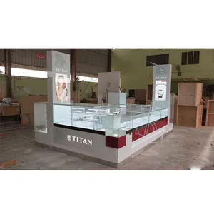 Premium Modern Retail Display Showcase Jewellery Kiosk Jewelry Kiosks For Mall