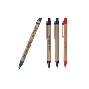 ปากกาลูกลื่นโลโก้กีฬาเป็นมิตรกับสิ่งแวดล้อมปากกาลูกลื่นกระดาษ - Product Image 1