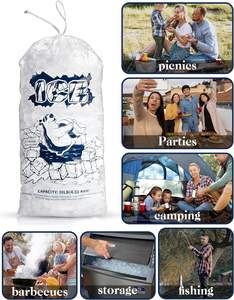 Bolsa de hielo de cubo transparente Bolsas de embalaje de cubitos de hielo de plástico Eco para cubitos de hielo - Product Image 6