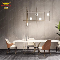 Chaise de salle à manger SPARKLE combinaison table et chaise de restaurant chaise de maison d'hôtel simple en cuir véritable en bois massif avec accoudoirs