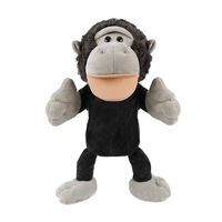 Nouveaux produits Marionnettes à main animales pour jeux interactifs parents-enfants Jouets en peluche éducatifs lion Marionnettes à doigts ventriloques Boîte aveugle