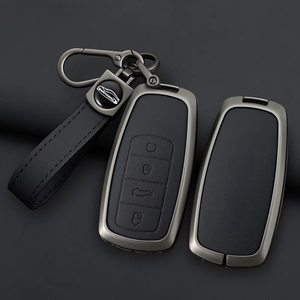 Funda Protectora de Aleación de Zinc y Cuero para Llaves de Auto Chery Jaecoo J7 J8 7 Tiggo 8plus 8 5 Plus 7pro Max Omoda 5 C5 Arrizo - Product Image 2