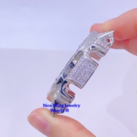Montre Hip Hop Iced Out GShock GA2100 personnalisée avec lunette en moissanite