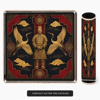 Tapis de jeu de mahjong en microfibre rouge de qualité supérieure, anti-bruit, directement de l'usine, tapis de poker pour soirée de jeux