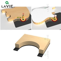 LAVIE Router Bit Pemangkas Lurus Bantalan Ganda, 1 Buah 1/4 6.35Mm Tukang Kayu Karbida Pemotong Penggilingan Pisau Pangkas Bit MC01037