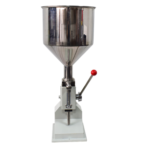 Machine de remplissage de crème manuelle pour petite entreprise Capacité de 13 <span class=keywords><strong>litres</strong></span> Trémie 3-60ml Gamme de remplissage pour sacs à confiture Baril pour produits chimiques - Product Image 1