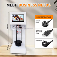 Machine de scellage automatique commerciale à écran tactile - Scelleuse de gobelets pour boissons 220V, vitesse de scellage 3s, utilisation facile pour les salons de thé au lait