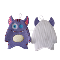 Gant de bain pour bébé, double face, double usage, doux et respectueux de la peau