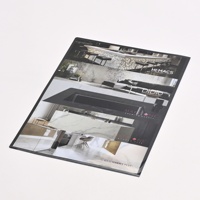 Porte-documents en forme de L personnalisé A4 avec porte-cartes, dossier transparent pour documents, pour usage professionnel en entreprise