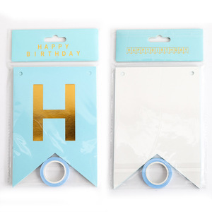 11.5*16cm מסיבת נייר הבאנר גבתון שמח יום הולדת דגל צבעוני מסיבת יום נישואים קישוט באנרים עבור תינוק מבוגרים יום הולדת - Product Image 4