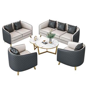 <b>Hotel</b> <b>Sofa</b> Set Fabric Metal Frame Durable Commercial Venue Lounge Furniture - Product Image 5