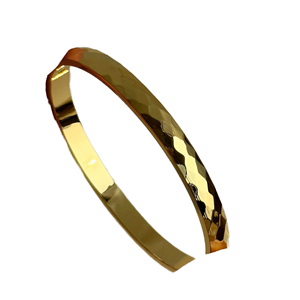 กำไลข้อมือสแตนเลสสตีลแบบยูนิเซ็กซ์ ดีไซน์รูปทรงข้าวหลามตัด ชุบเงิน ชุบทอง 18K และชุบทองชมพู ตัวเลือกหลากหลาย-ของขวัญสุดอินเทรนด์สำหรับทุกโอกาส - Product Image 1