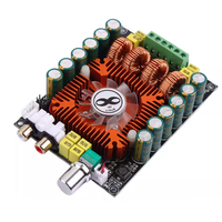 Carte d'amplificateur de puissance numérique TDA7498E 2.0 à double canal 2*160W, version haute puissance, prend en charge BTL 220W avec alimentation CC 12-36V
