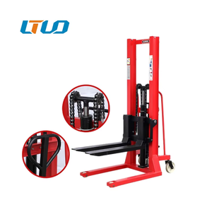 Hướng dẫn sử dụng Pallet xe nâng 1ton 2ton 3ton tay thủy lực xe nâng Hướng dẫn sử dụng Pallet Stacker 1.6 mét tay hướng dẫn sử dụng xe nâng ngã ba thang máy - Product Image 3