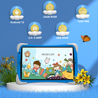 Tablette Android 12 pour étudiants, puce A133 et tablette éducative 10 pouces avec 2 Go de mémoire, processeur Allwinner pour enfants
