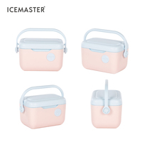 Glacière isotherme en plastique pour le camping, avec poignées et sangles, disponible en 6, 12 et 21 QT, personnalisable par Icemaster