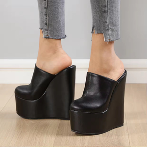 Nouvelles sandales compensées classiques et confortables de 16 cm pour femmes 2026 - Product Image 4