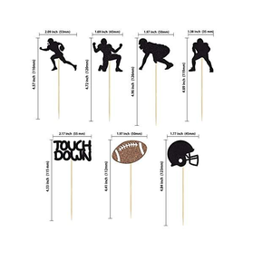 Adornos para Cupcakes con Temática Deportiva para Baby Shower, Decoración para Pasteles de Cumpleaños - Product Image 6