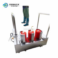 Station de lavage et de désinfection de bottes et chaussures de qualité supérieure avec brosse à rouleaux