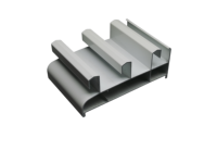 Profils en aluminium industriel noir extrudé sur mesure dominicains, séries P65, P92, P40, pour la découpe, le soudage et le traitement des fenêtres et des portes