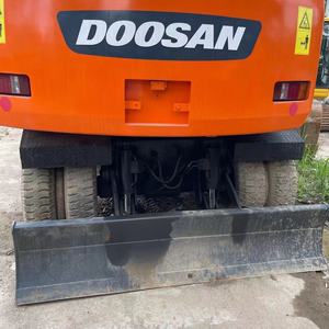 Excavadora Doosan de ruedas, excavadora de segunda mano Doosan DH130W DH150W DX150W DH210W, máquina excavadora de segunda mano en stock para la venta - Product Image 6