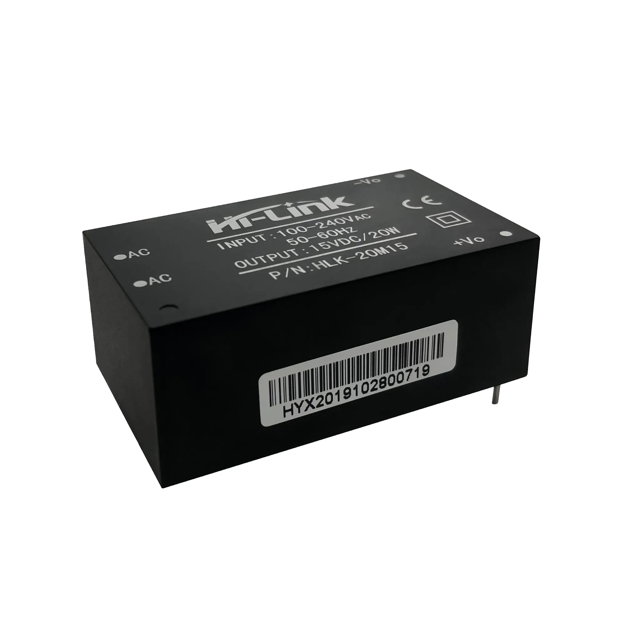 Hilink Originele Ac 220V 110V 85-264vac Tot 20W 15V Dc Enkelvoudig Uitgangsvermogensconvertermodule HLK-20M15