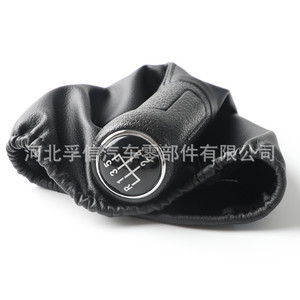 Pommeau de levier de vitesse en cuir, 5 ou 6 vitesses, ergonomique, pour Volkswagen Polo Golf 3 - Product Image 5