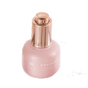 Belle bouteille en verre d'emballage cosmétique de soins de la peau rose avec pompe goutte à goutte automatique pour les cheveux <span class=keywords><strong>parfum</strong></span> essence yeux réparation sérum lotion crème - Product Image 5